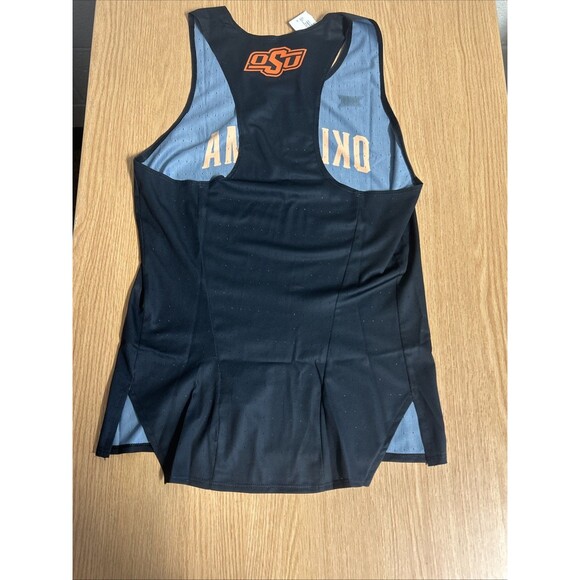 Nike Pro Elite Oklahoma State Cowboys OSU Issued Singlet Tank Men's small RARE - Picture 6 of 6